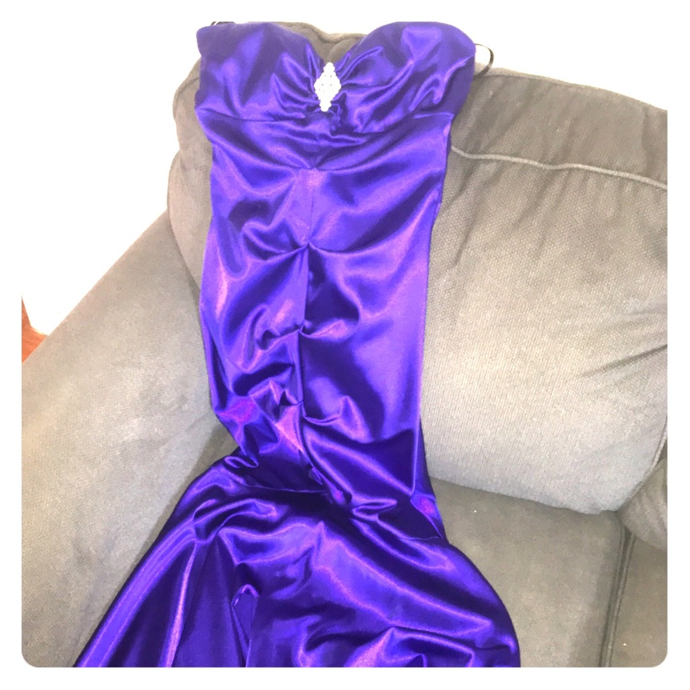 Purple prom dress